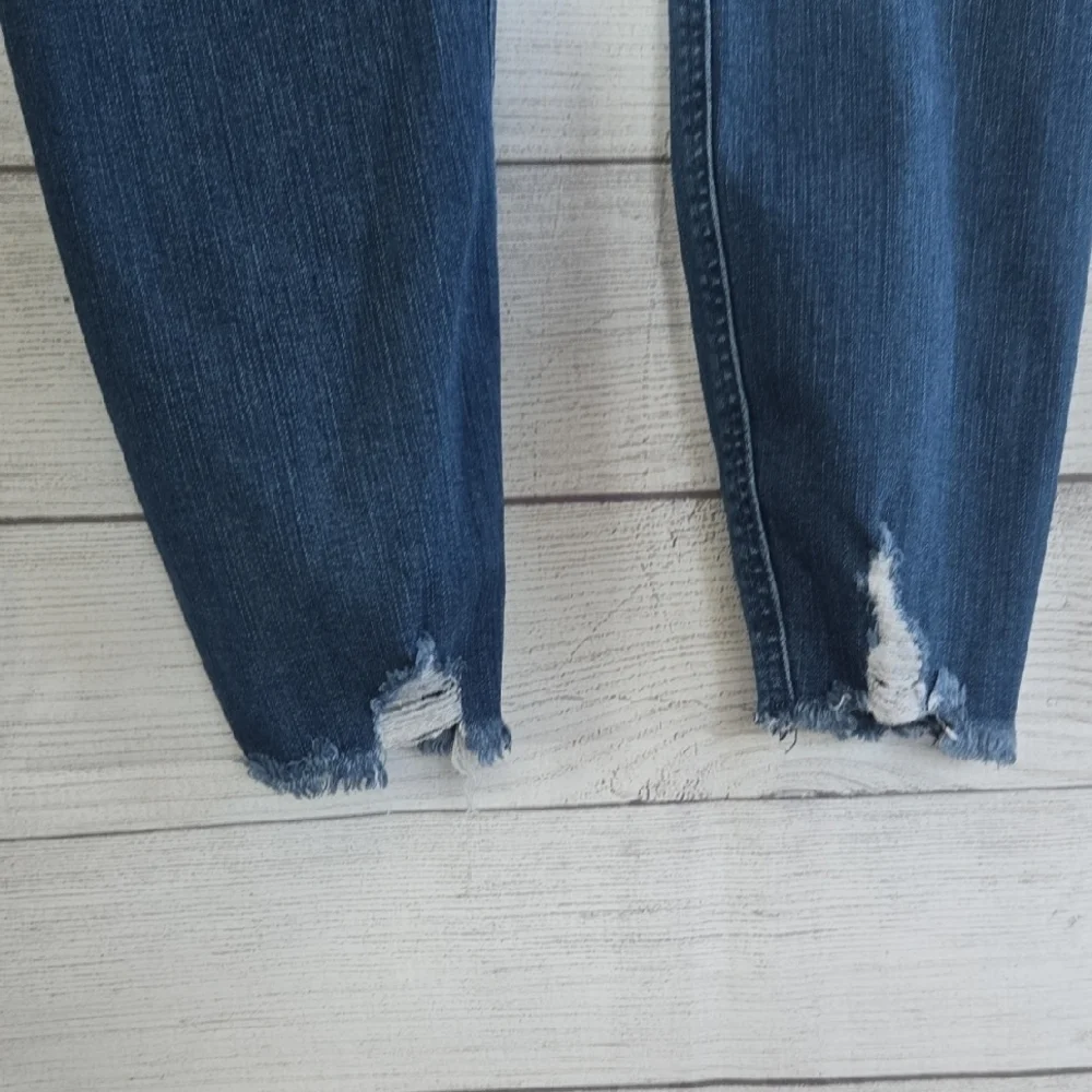 Torrid Blue Distressed Boyfriend Jeans - Picture 13 of 13